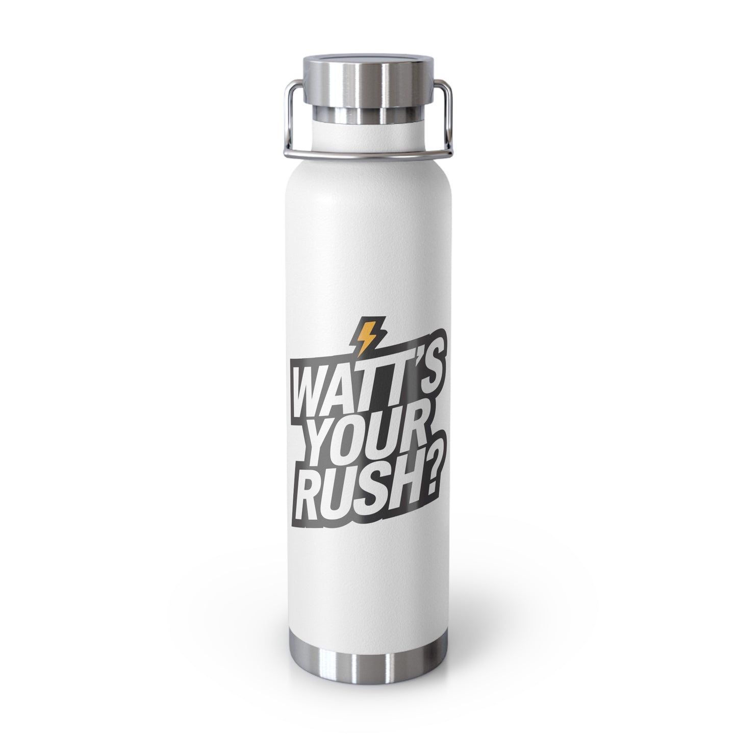Water Bottle For E-Bike Riders - Watt's Your Rush - Electric Bike Owner Gift