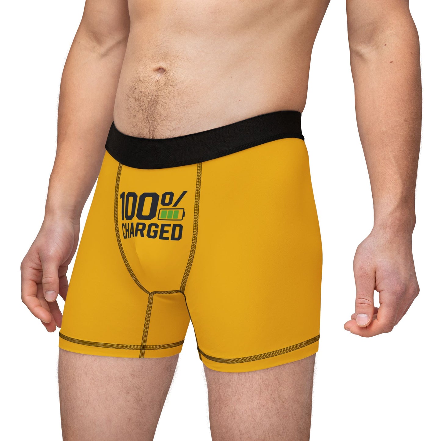 Men's boxers - 100 Percent Charged - Great Gift for Electric Bike Owners