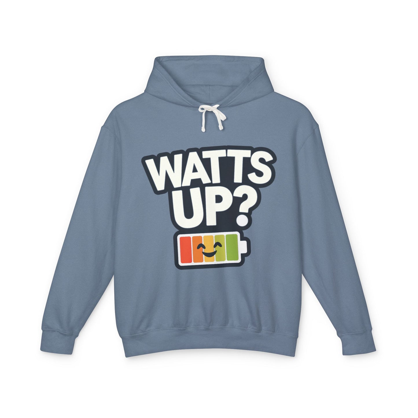 Watt's Up Unisex Lightweight Hooded Sweatshirt