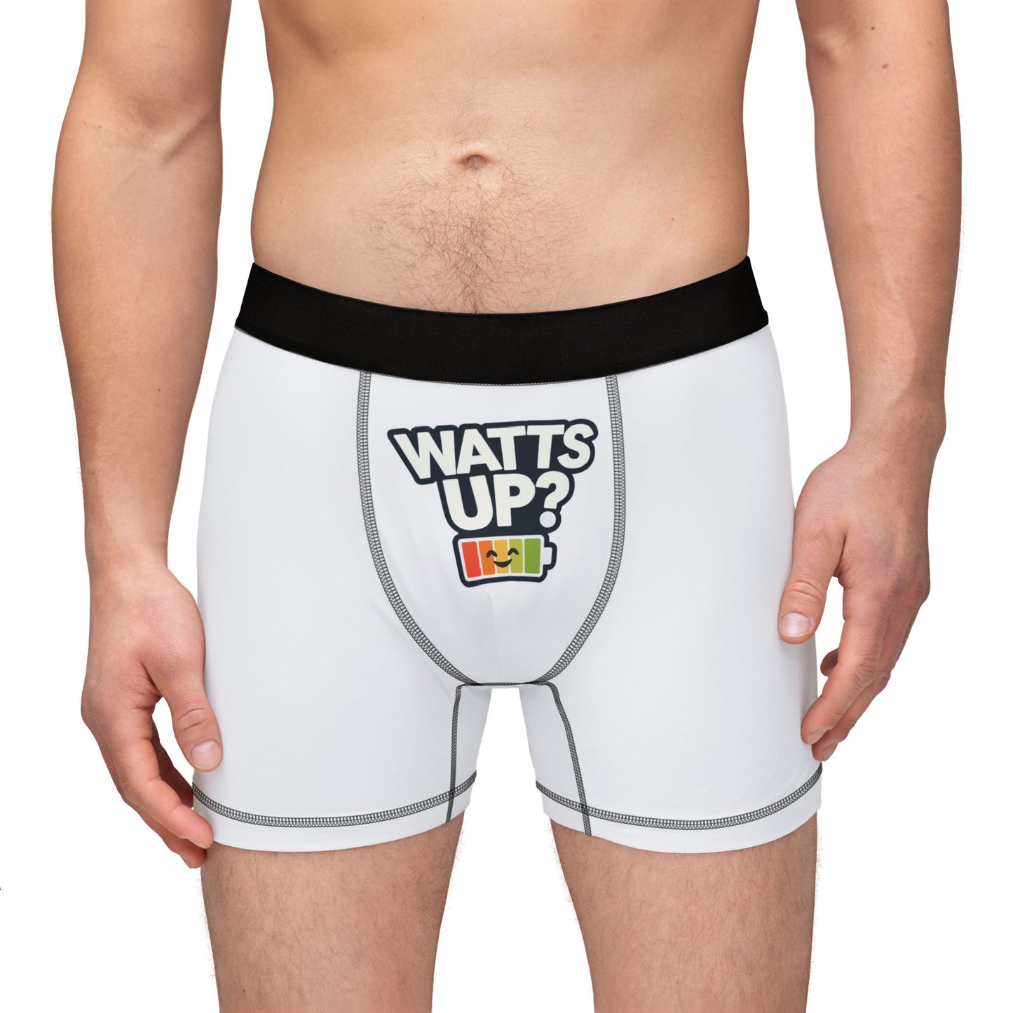 Watt's Up - Men's Boxers Great Gift for Electric Bike Owners