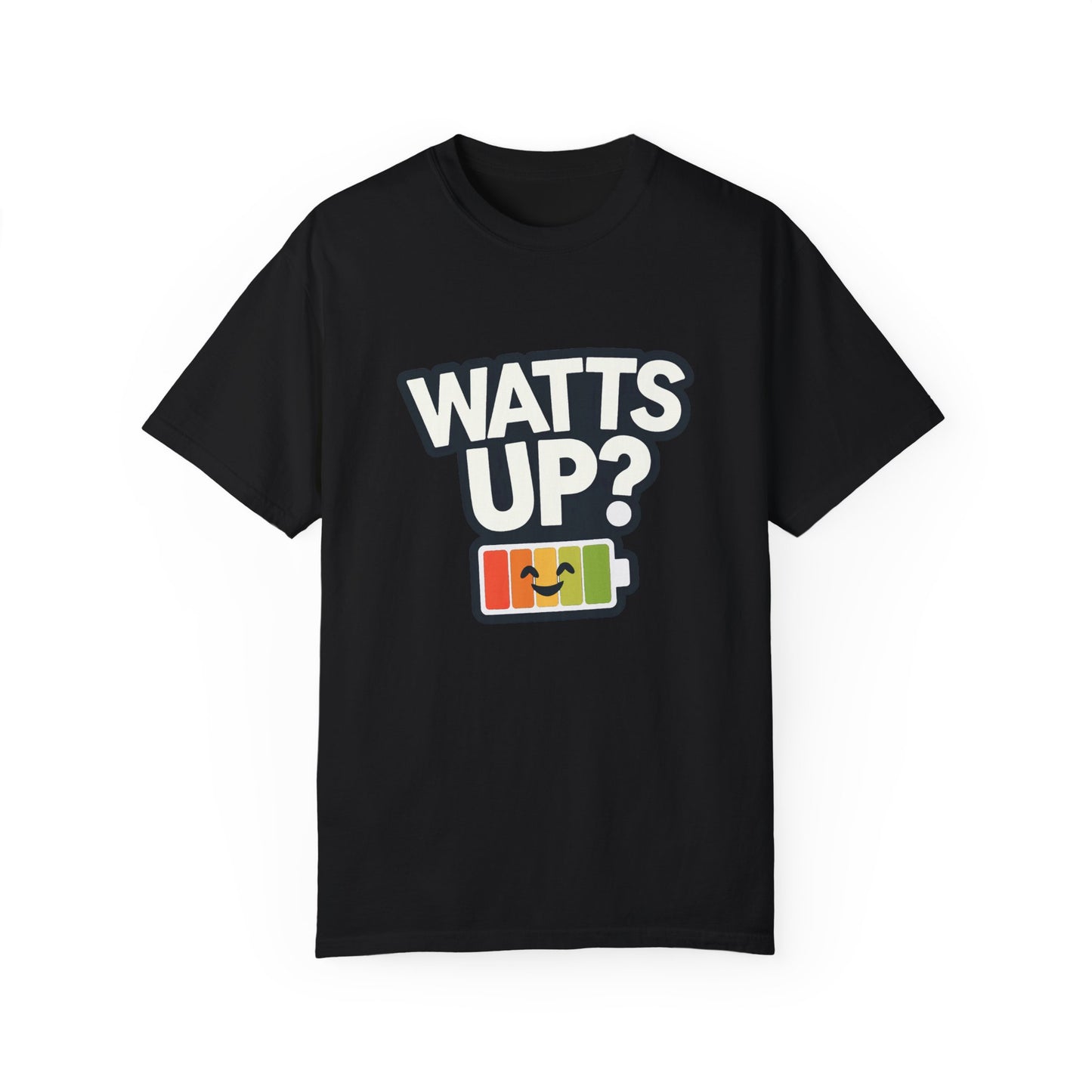 Watts Up - Unisex Garment-Dyed T-shirt for E-Bike Riders