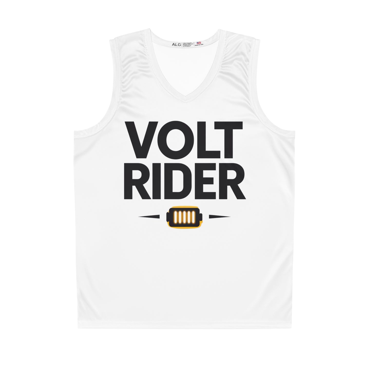 Volt Rider, Basketball Jersey for Electric Bike Rides