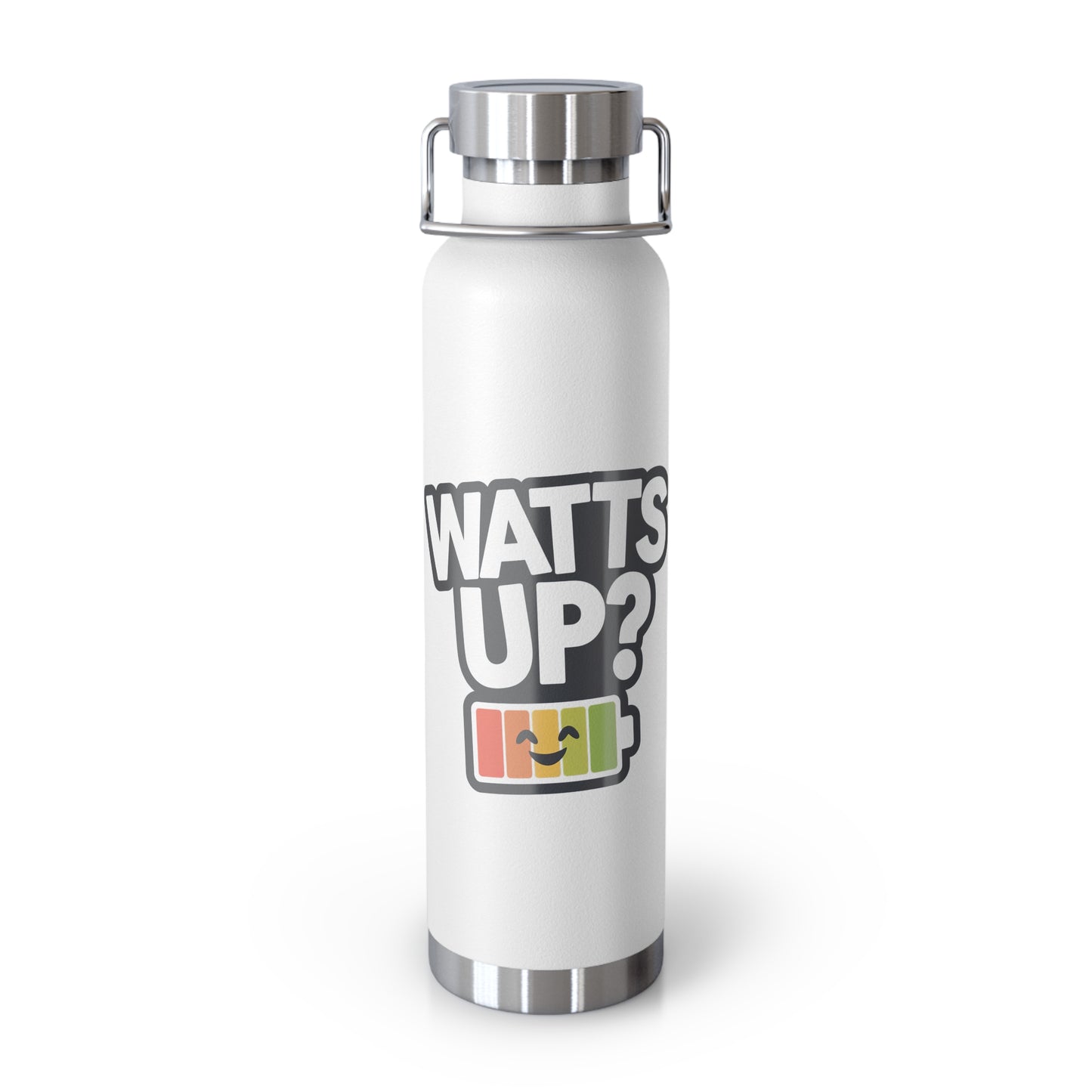 Copper Vacuum Insulated Bottle - Watt's Up - Electric Bike Owner Gift