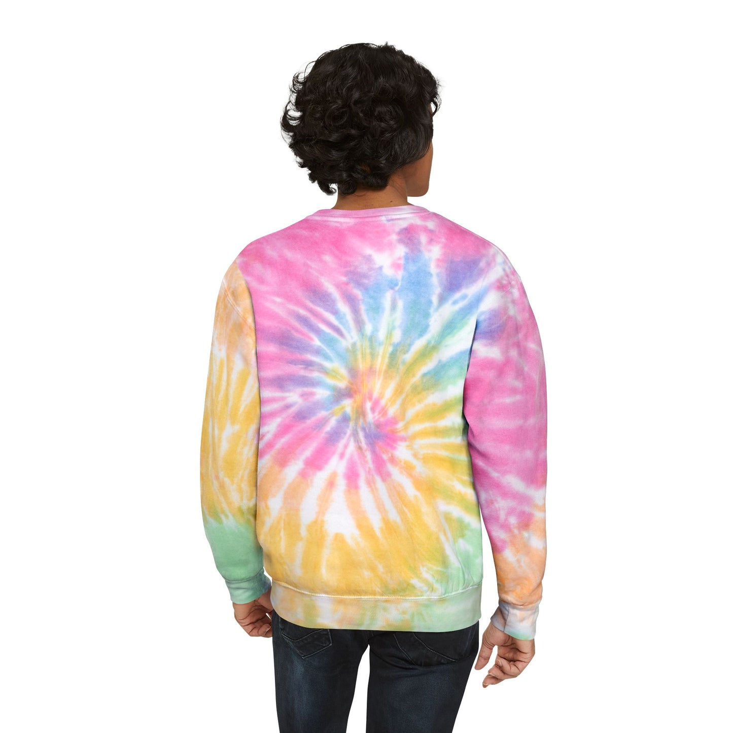 100 Percent Charged Unisex Tie-Dye Sweatshirt For E-Bike Riders