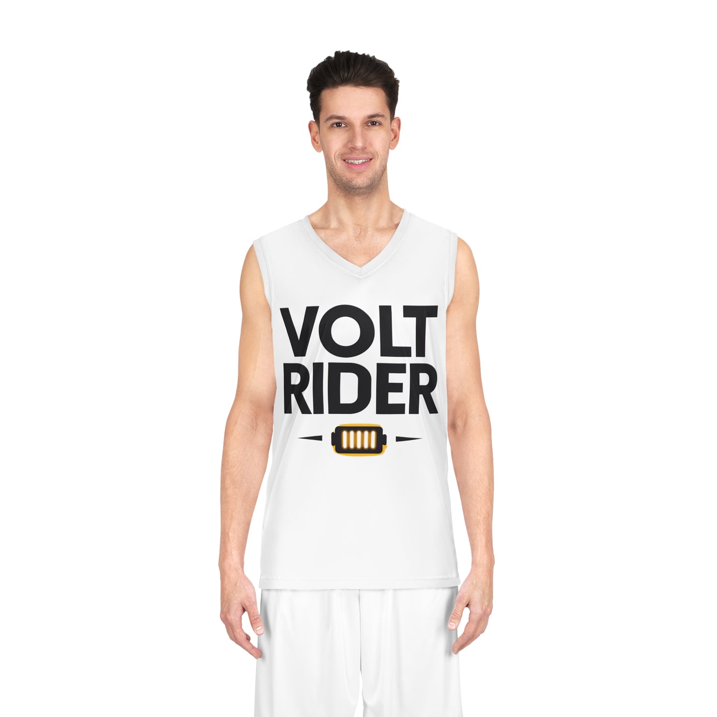 Volt Rider, Basketball Jersey for Electric Bike Rides