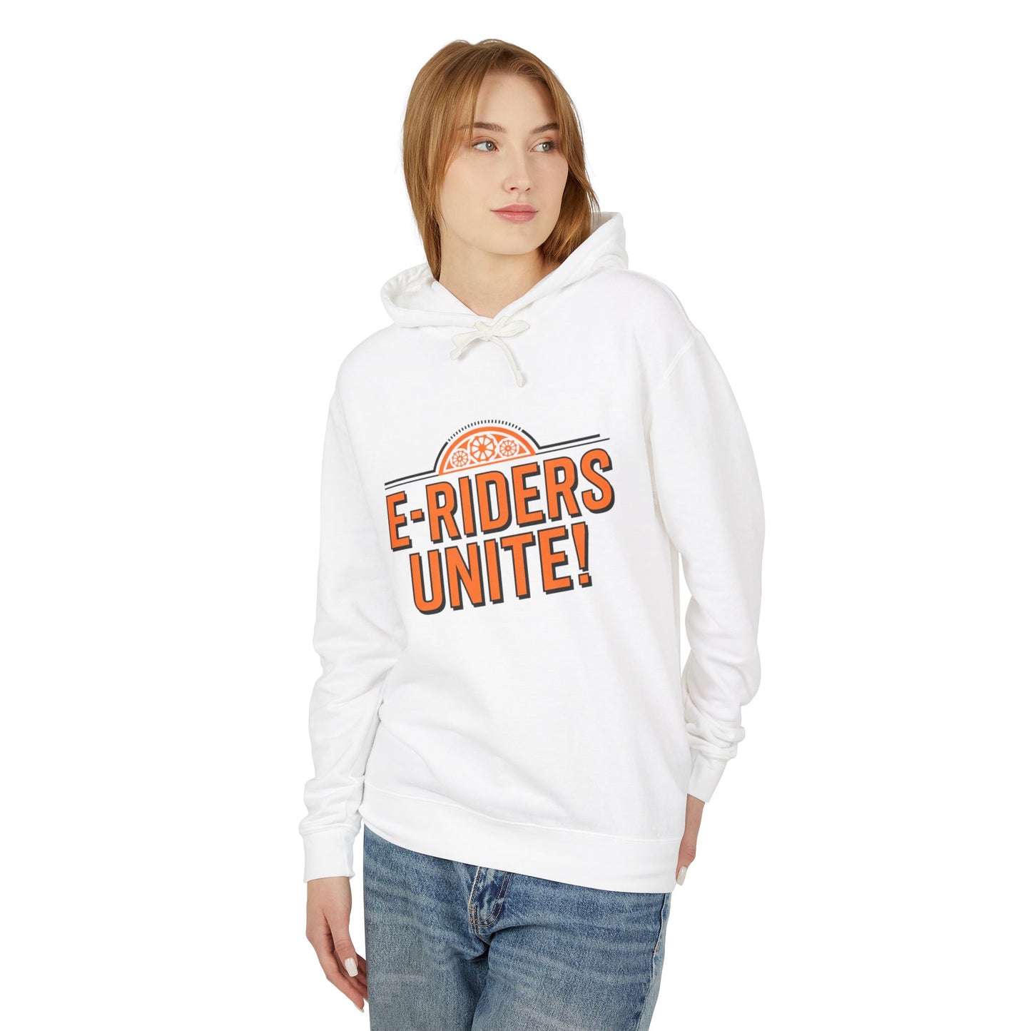 E-Riders Unite Unisex Lightweight Hooded Sweatshirt