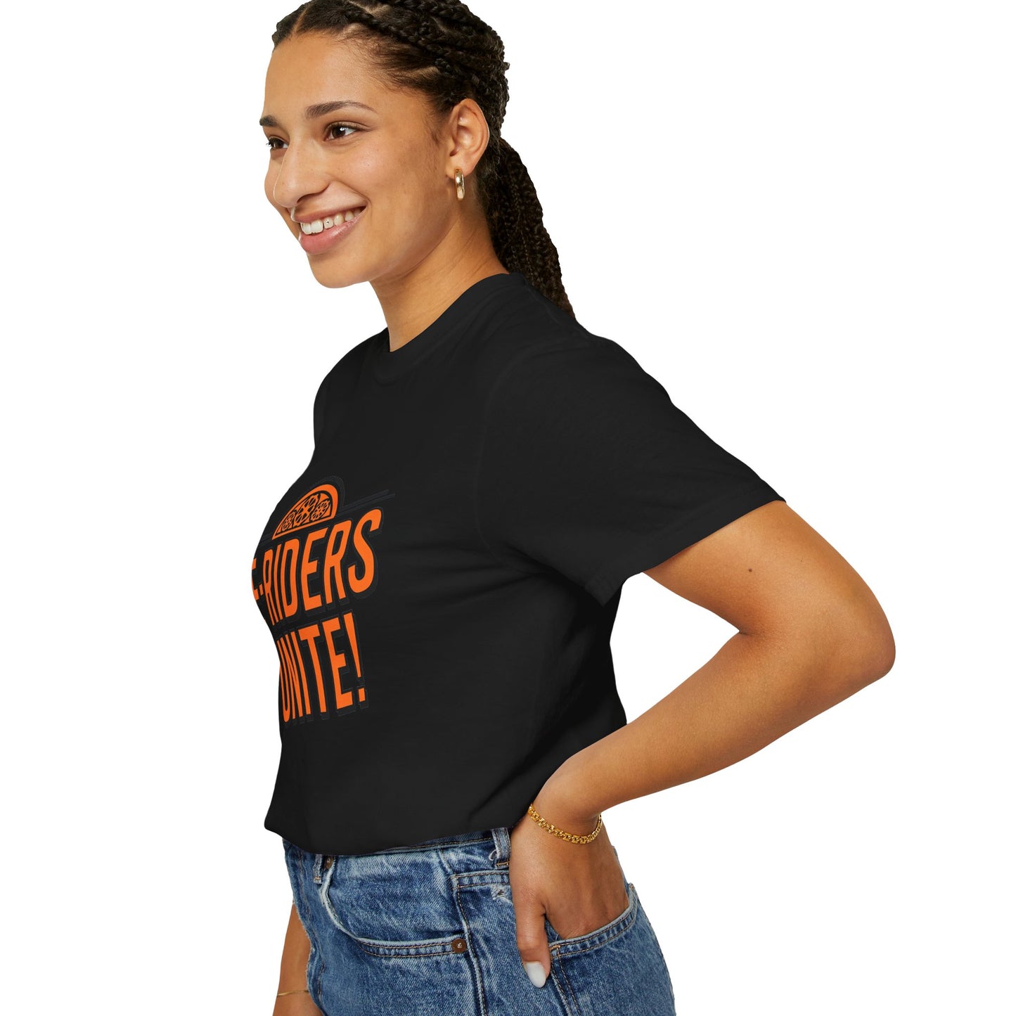 E-Riders Unite - Unisex Garment-Dyed T-shirt for E-Bike Riders