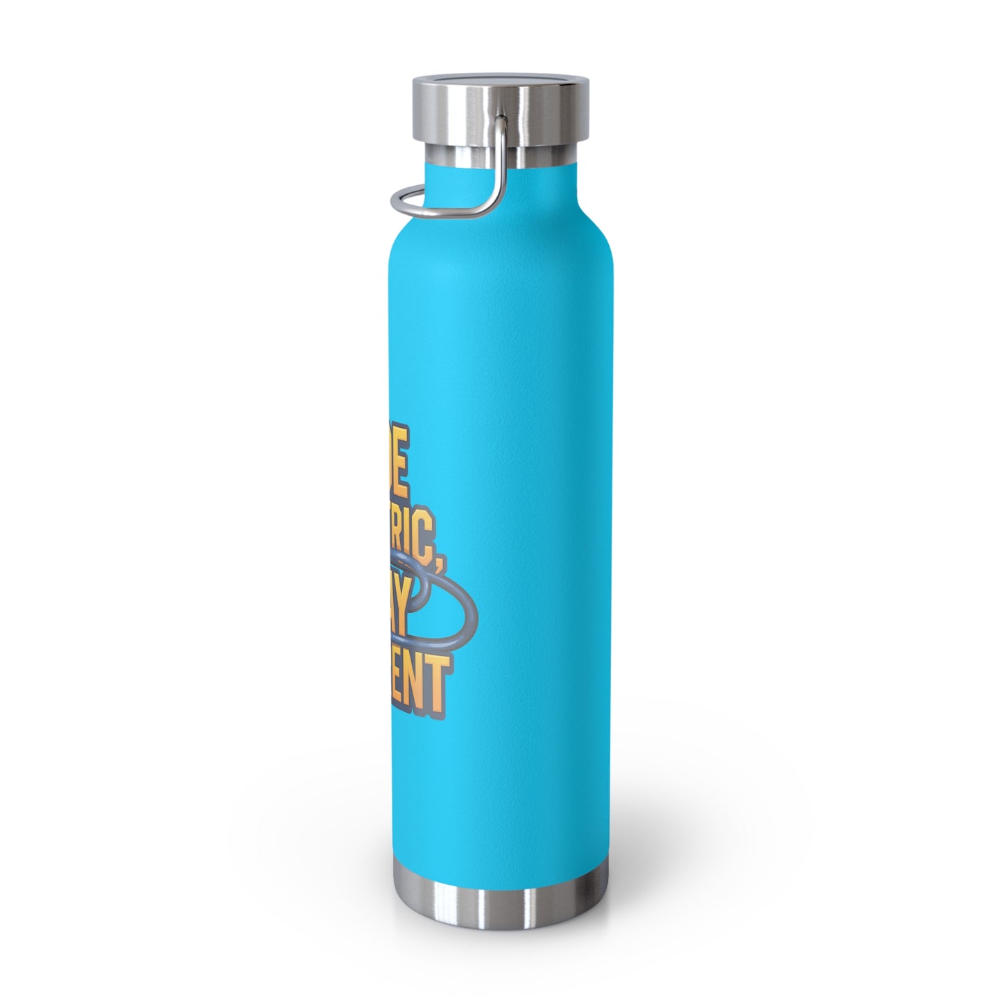 E-Biker's Water Bottle - Ride Electric Stay Current - Copper Vacuum Insulated, 22oz