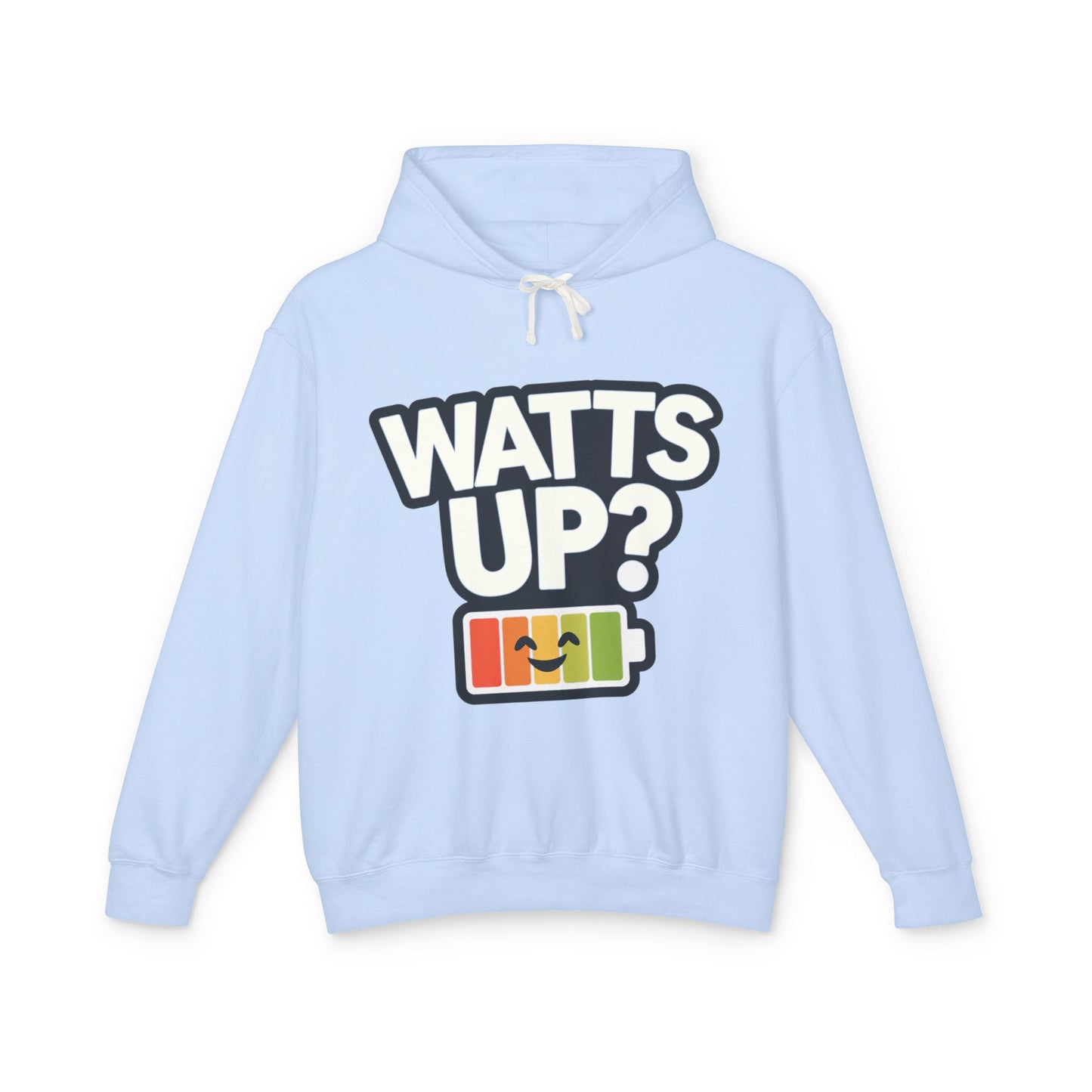 Watt's Up Unisex Lightweight Hooded Sweatshirt