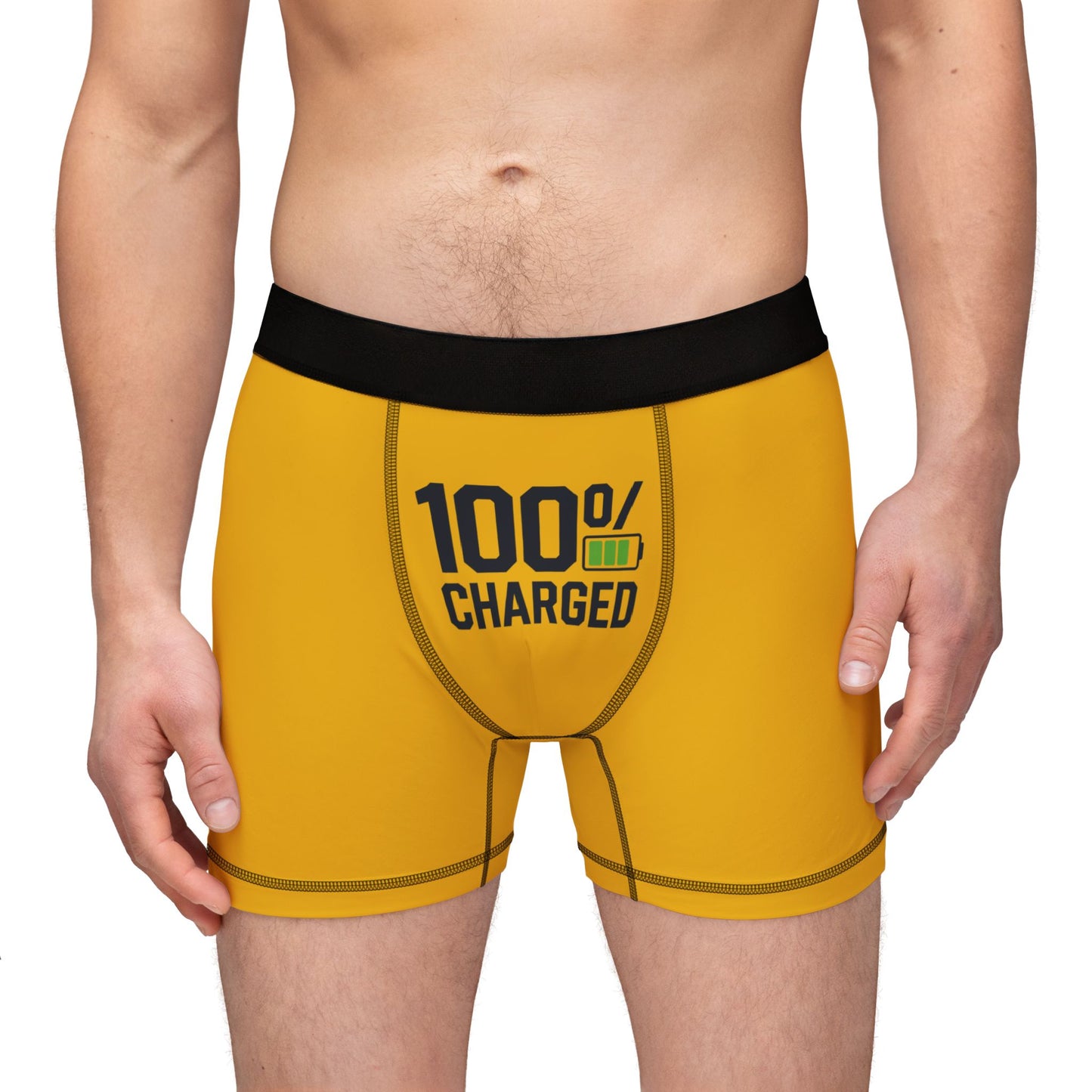 Men's boxers - 100 Percent Charged - Great Gift for Electric Bike Owners