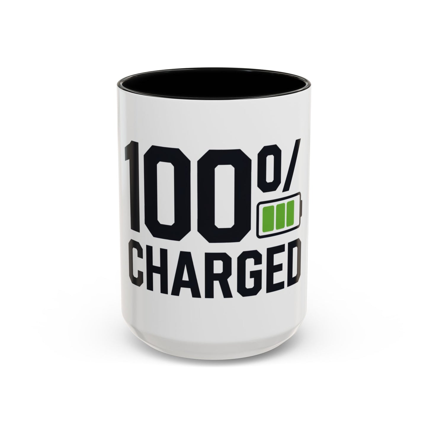 Coffee Mug - 100% Charged E-Bike Rider