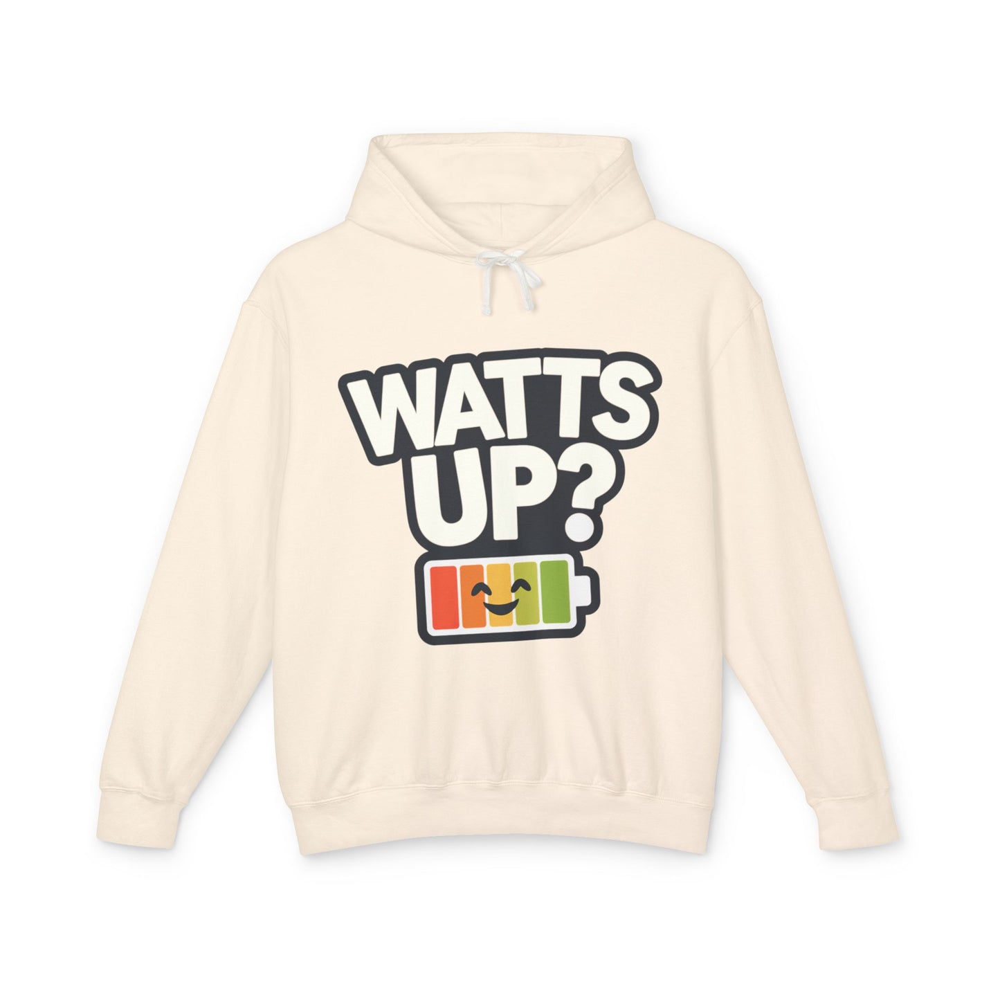 Watt's Up Unisex Lightweight Hooded Sweatshirt