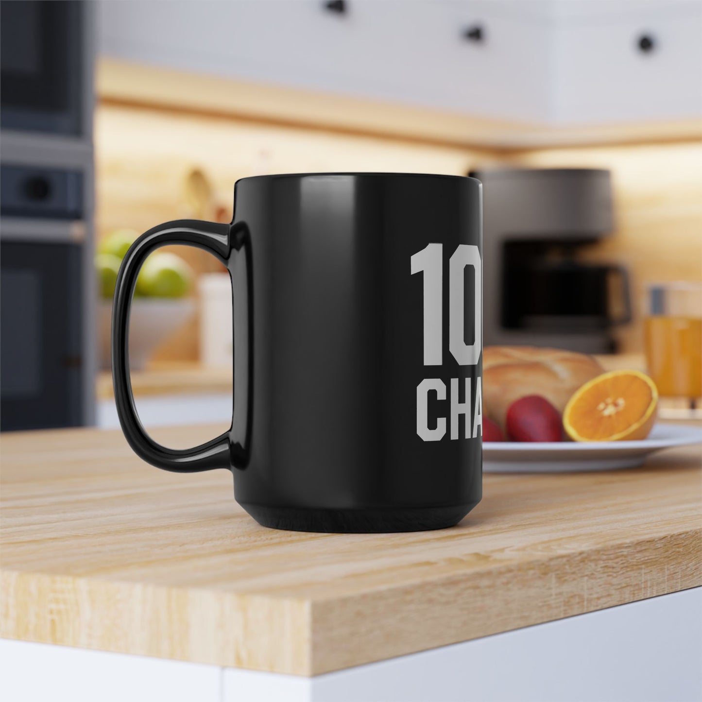 100 Percent Charged - Electric Biking Black Mug, 15oz