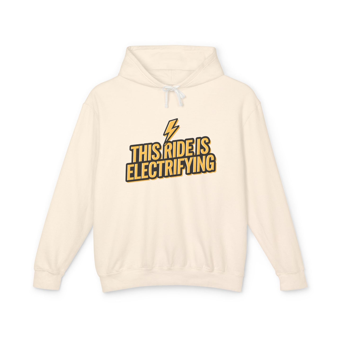 This Ride Is Electrifying Unisex Lightweight Hooded Sweatshirt
