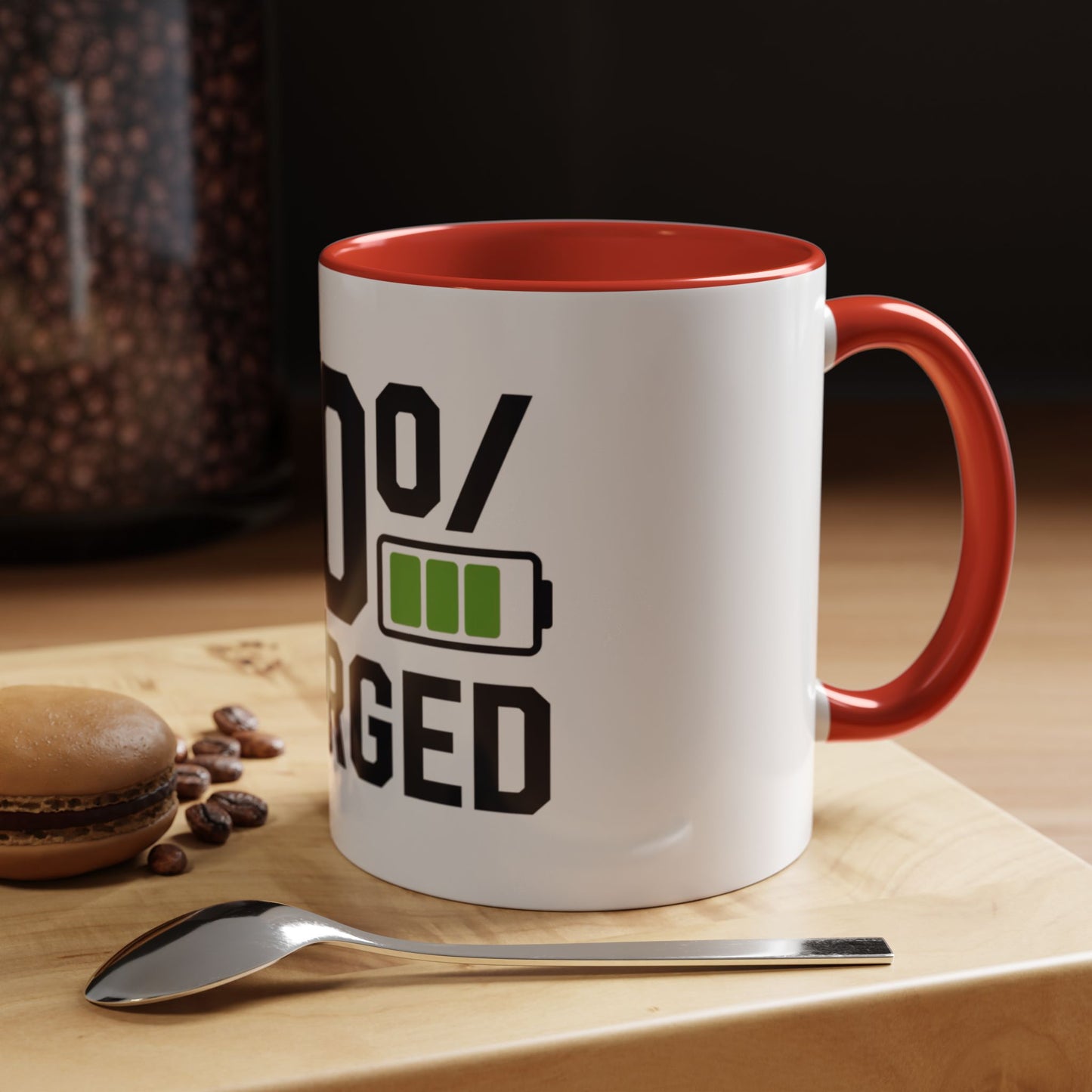 Coffee Mug - 100% Charged E-Bike Rider