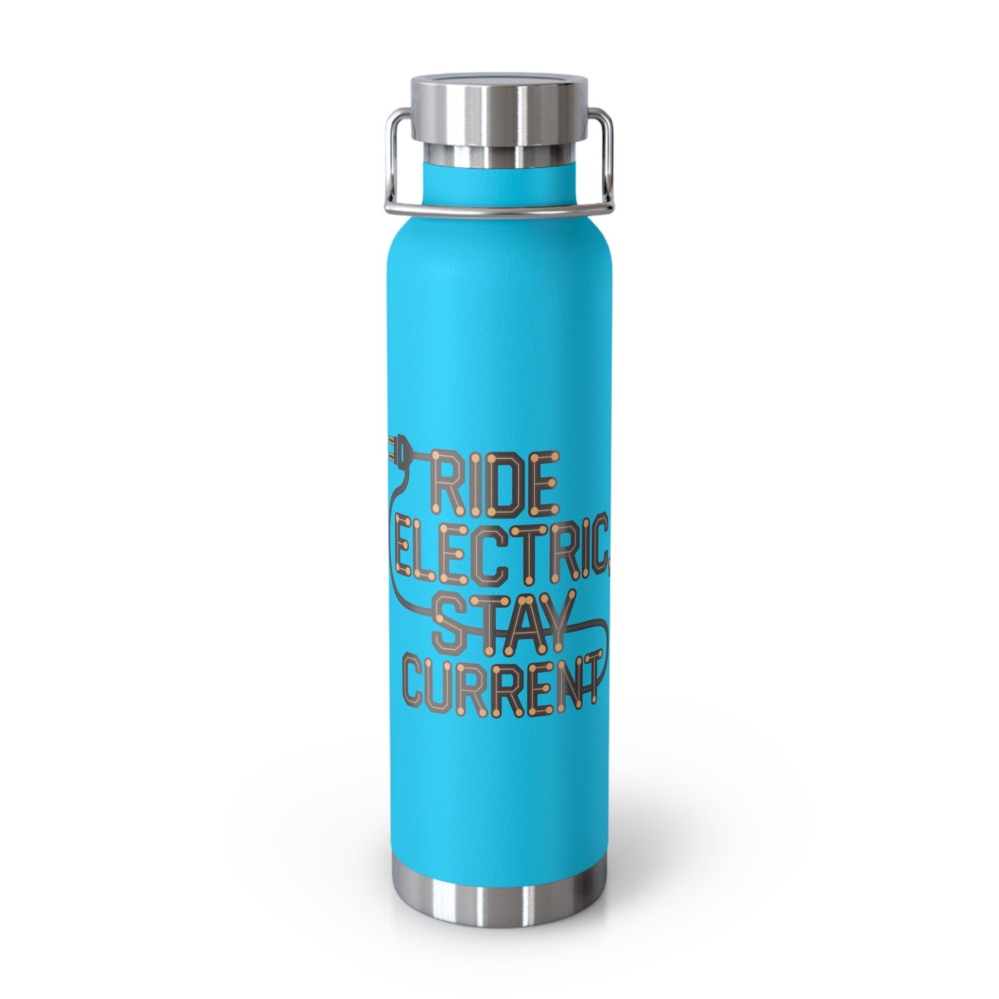 Insulated Bottle - Life Is Better On Two Charged Wheels is great for any electric bike owner - Electric Bike Owner Gift