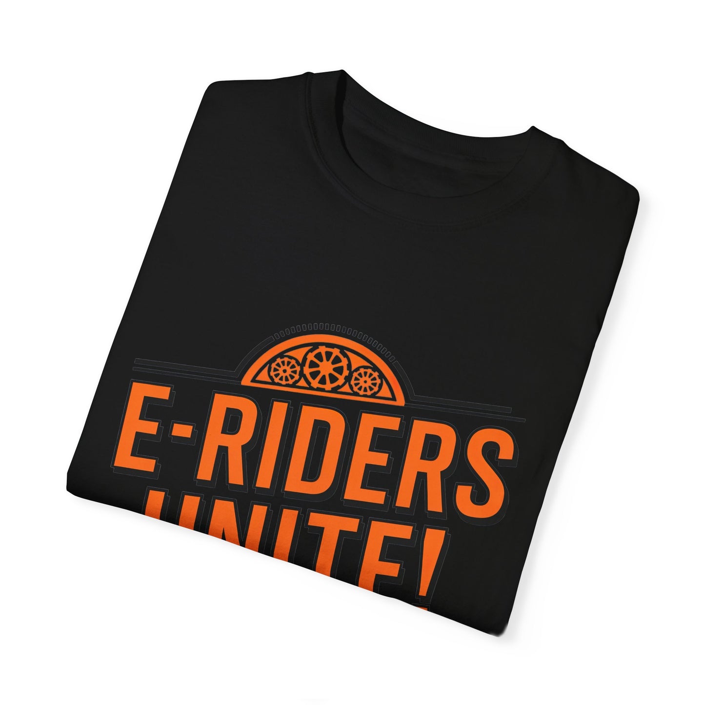 E-Riders Unite - Unisex Garment-Dyed T-shirt for E-Bike Riders
