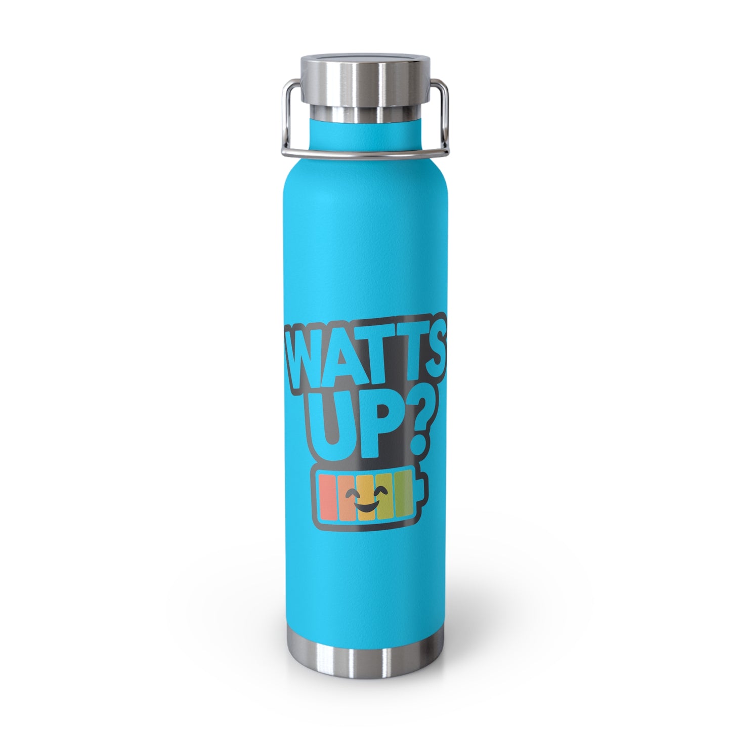 Copper Vacuum Insulated Bottle - Watt's Up - Electric Bike Owner Gift