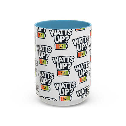 Mug - Clever 'What's Up' Slogan for Electric Bike Owners