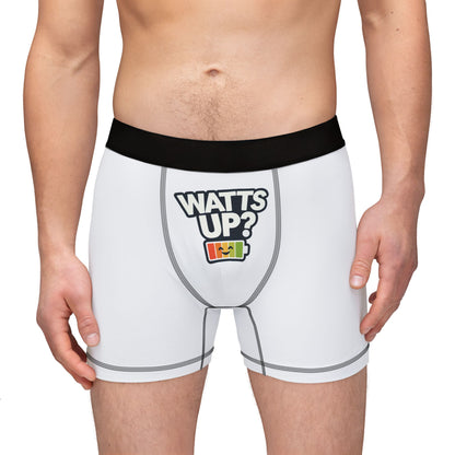 Watt's Up - Men's Boxers Great Gift for Electric Bike Owners