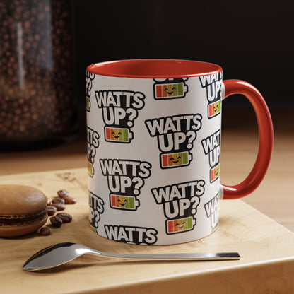 Mug - Clever 'What's Up' Slogan for Electric Bike Owners