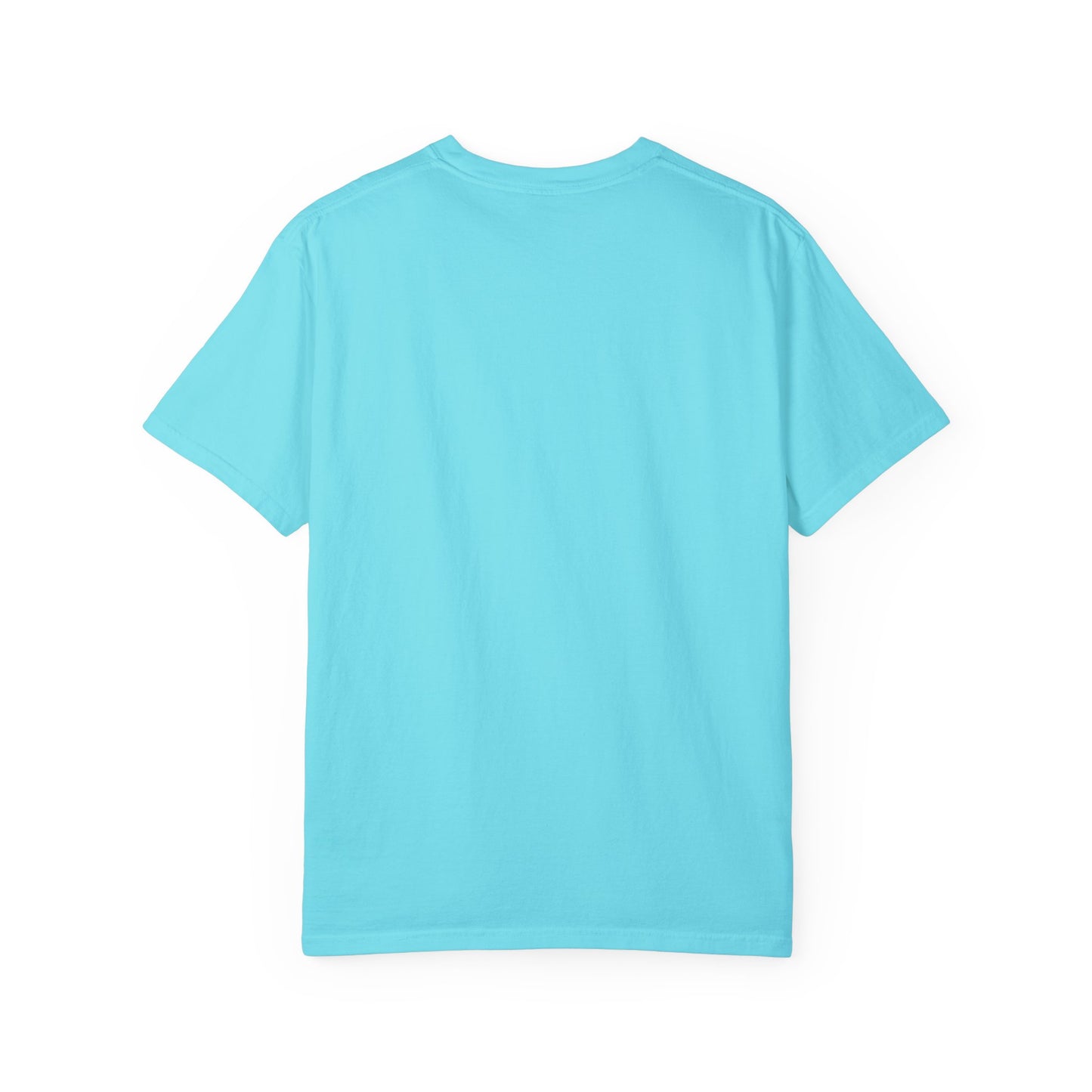 Ride Electric Stay Current Blue - Unisex Garment-Dyed T-shirt for E-Bike Riders