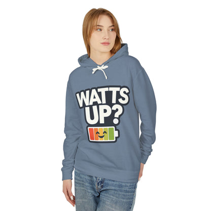 Watt's Up Unisex Lightweight Hooded Sweatshirt