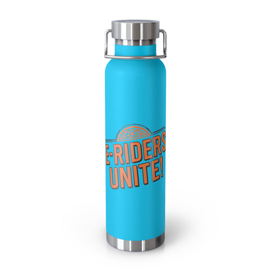Copper Vacuum Insulated Bottle - E-Riders Unite - Electric Bike Owner Gift
