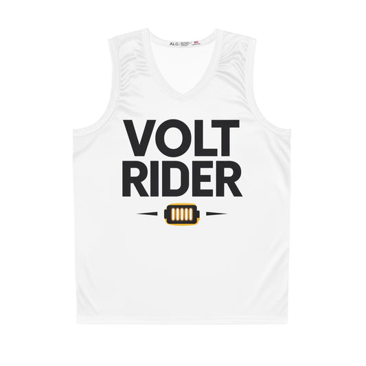 Volt Rider, Basketball Jersey for Electric Bike Rides