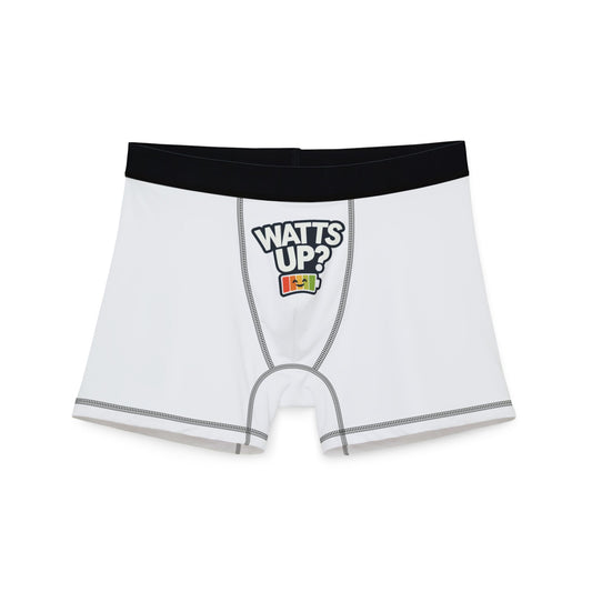 Watt's Up - Men's Boxers Great Gift for Electric Bike Owners