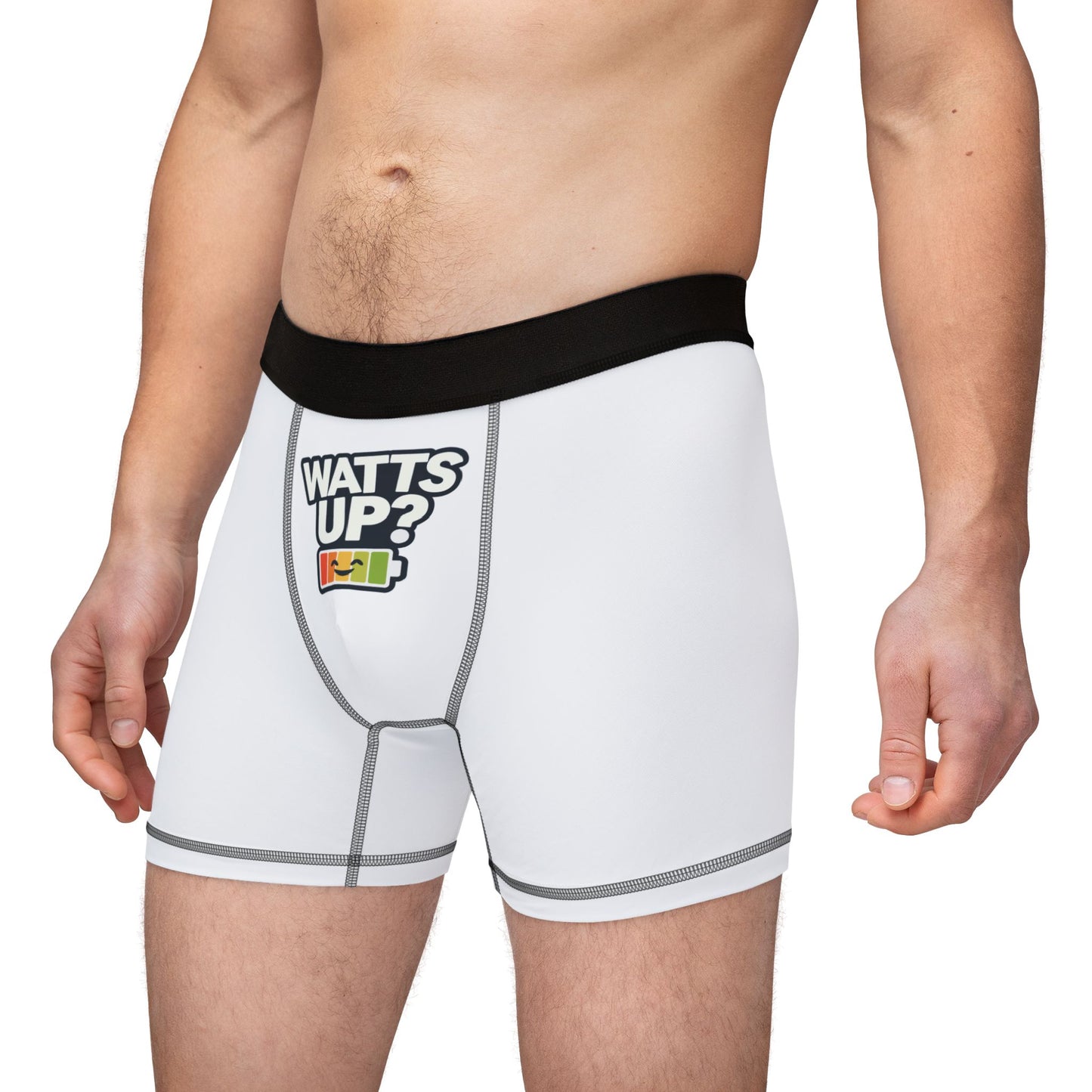 Watt's Up - Men's Boxers Great Gift for Electric Bike Owners