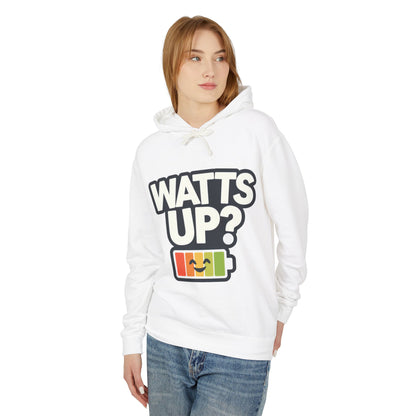 Watt's Up Unisex Lightweight Hooded Sweatshirt