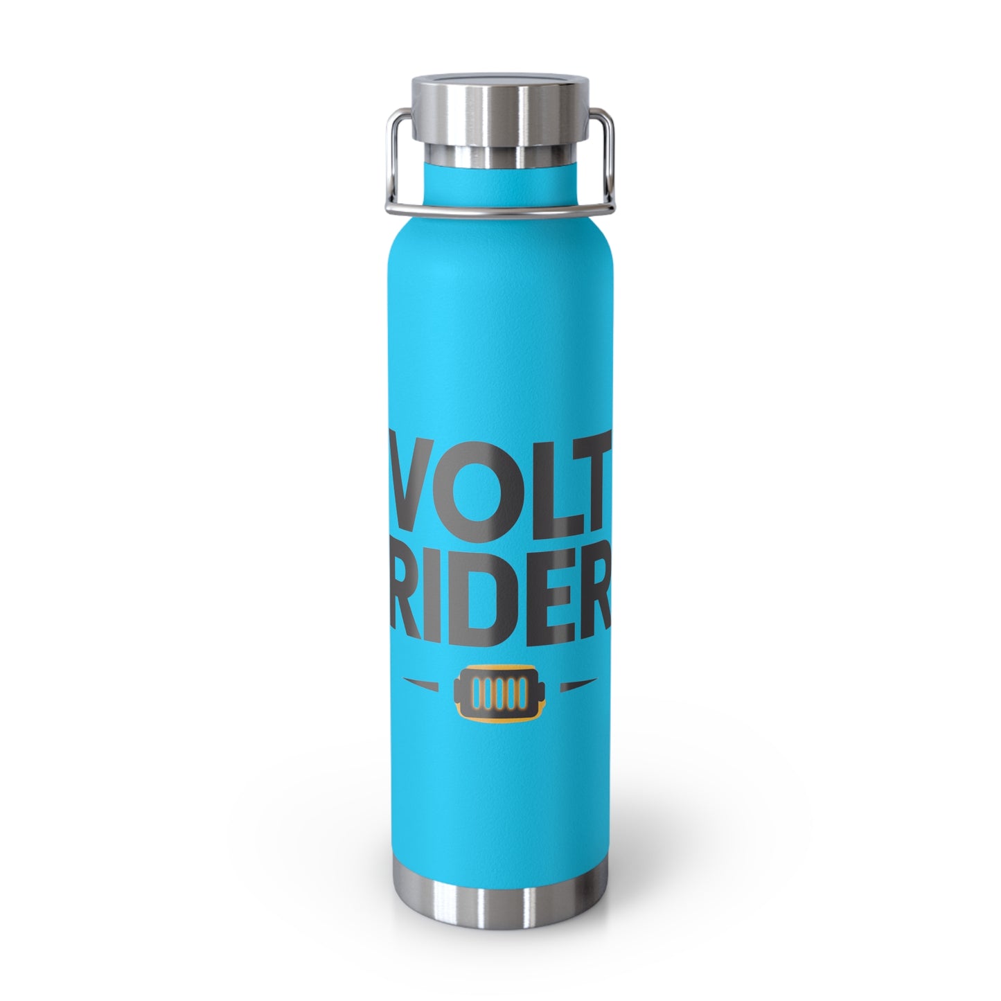 Copper Vacuum Water Bottle - E-Volt Rider - Electric Bike Owner Gift