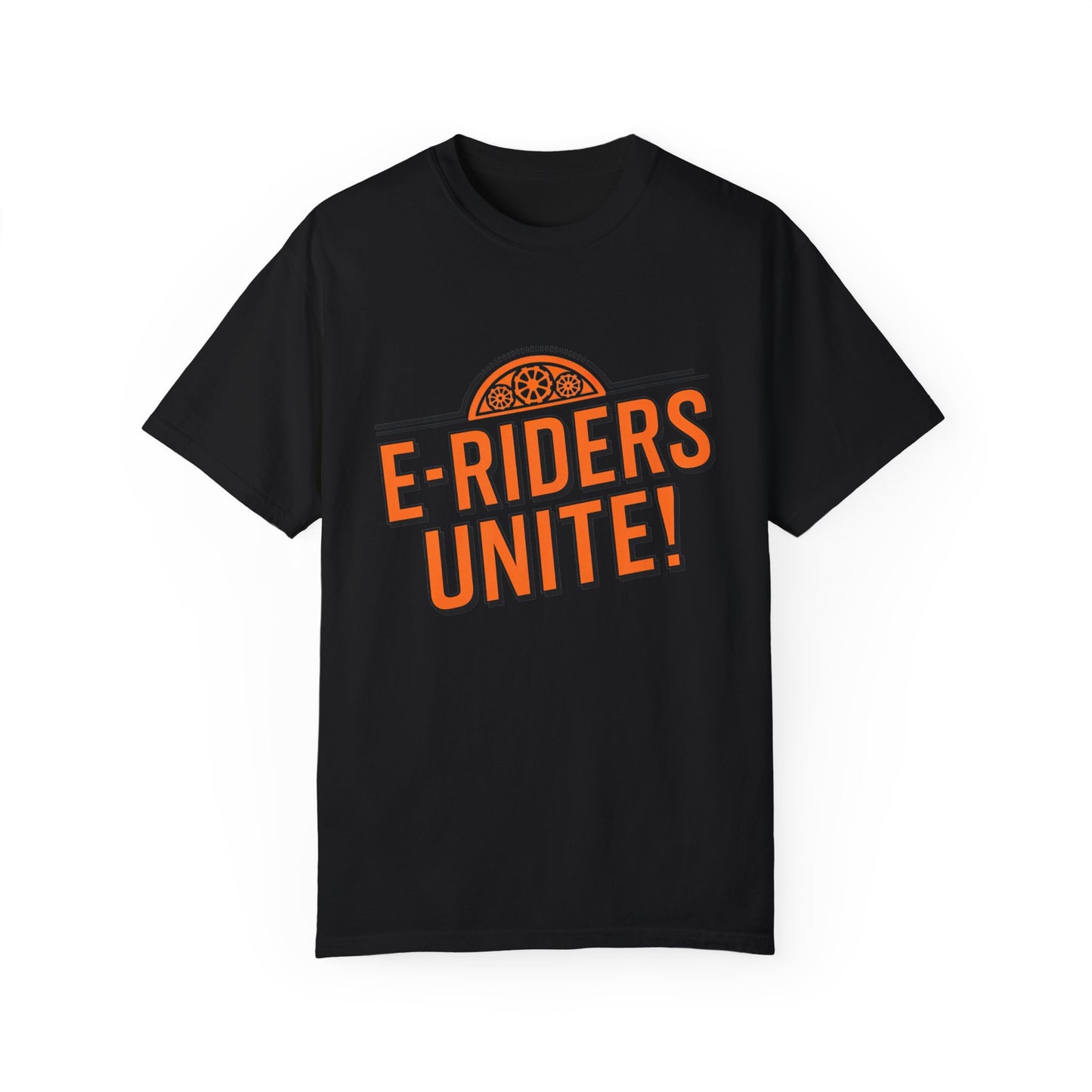 E-Riders Unite - Unisex Garment-Dyed T-shirt for E-Bike Riders
