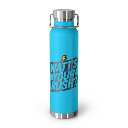 Water Bottle For E-Bike Riders - Watt's Your Rush - Electric Bike Owner Gift