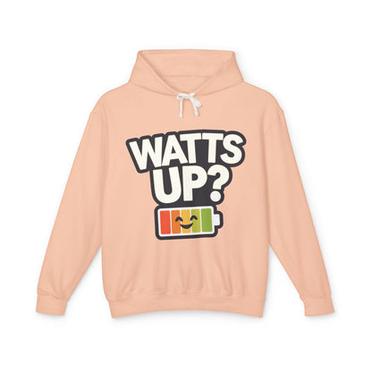 Watt's Up Unisex Lightweight Hooded Sweatshirt