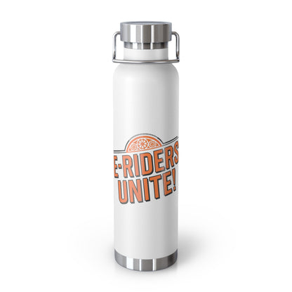 Copper Vacuum Insulated Bottle - E-Riders Unite - Electric Bike Owner Gift