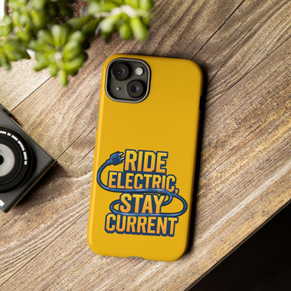 Ride Electric, Stay Current Tough Cases for E-Bike Rider's Cell Phone