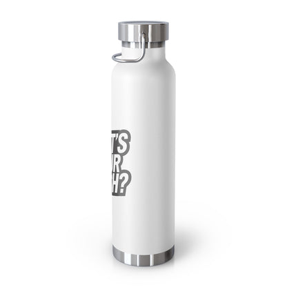 Water Bottle For E-Bike Riders - Watt's Your Rush - Electric Bike Owner Gift