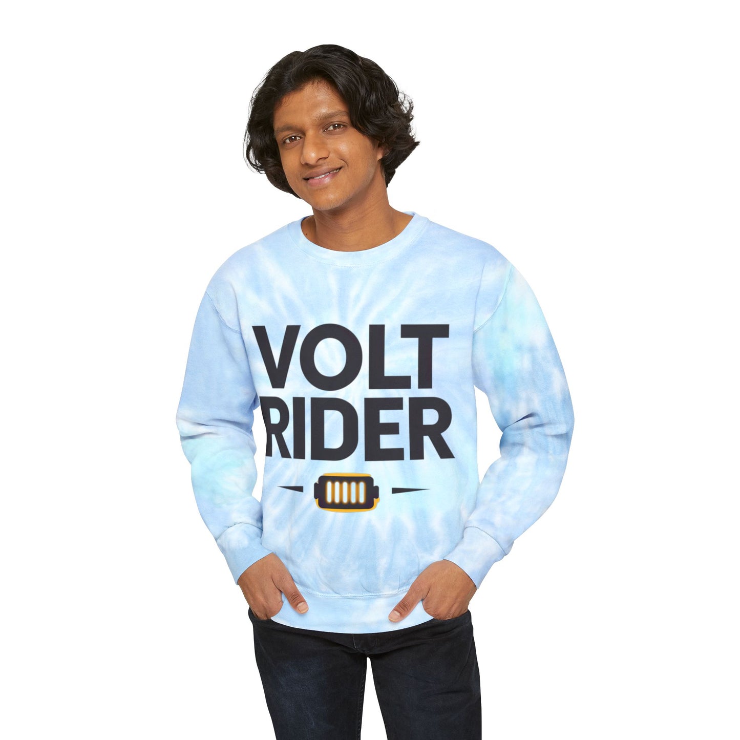 Volt Rider Unisex Tie-Dye Sweatshirt For E-Bike Riders