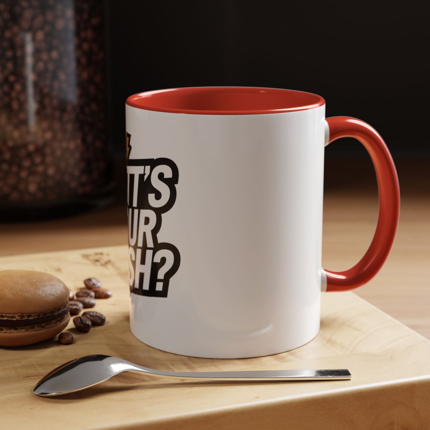 Coffee Mug - 'Watt's Your Rush' for E-Bike Riders and Gifts