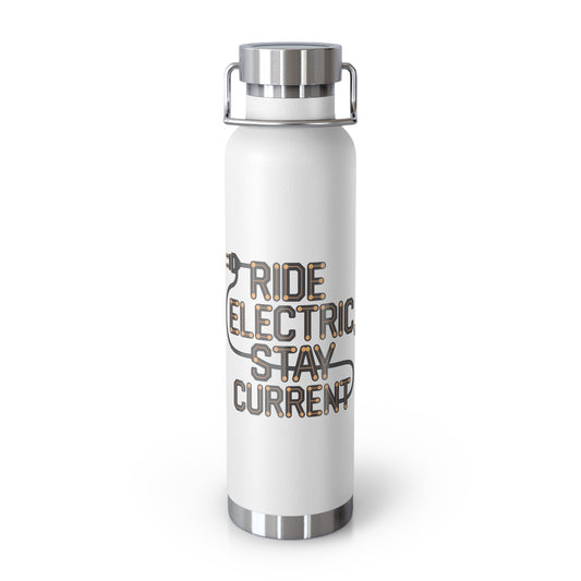 Insulated Bottle - Life Is Better On Two Charged Wheels is great for any electric bike owner - Electric Bike Owner Gift