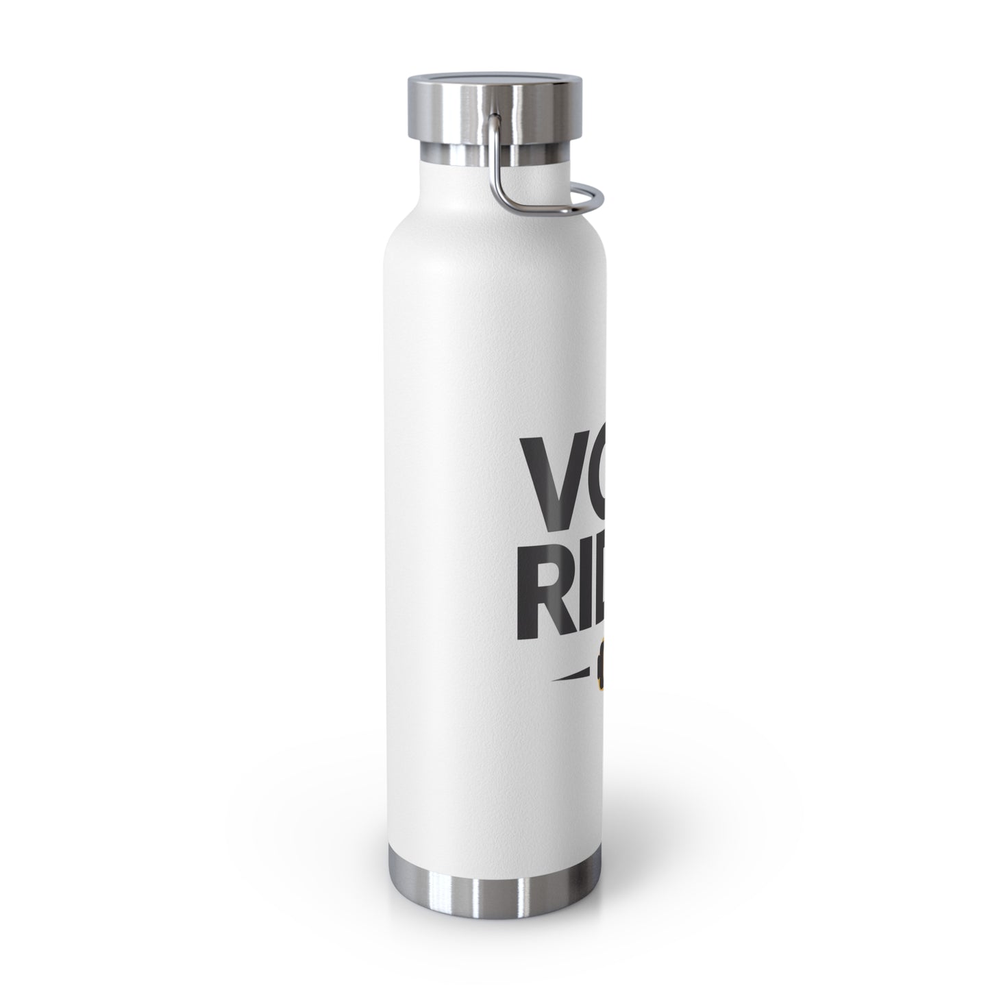 Copper Vacuum Water Bottle - E-Volt Rider - Electric Bike Owner Gift