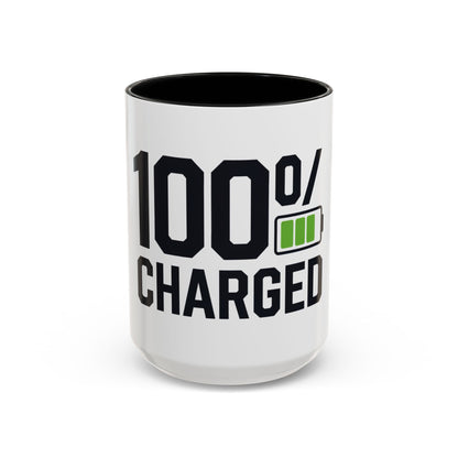 Coffee Mug - 100% Charged E-Bike Rider