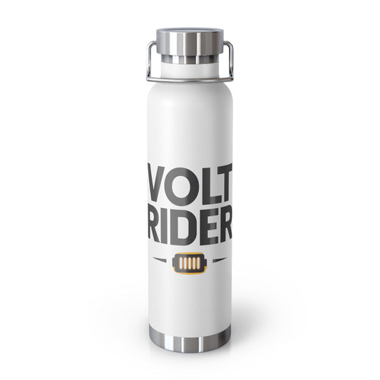 Copper Vacuum Water Bottle - E-Volt Rider - Electric Bike Owner Gift
