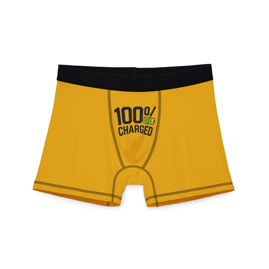 Men's boxers  -  100 Percent Charged - Great Gift for Electric Bike Owners