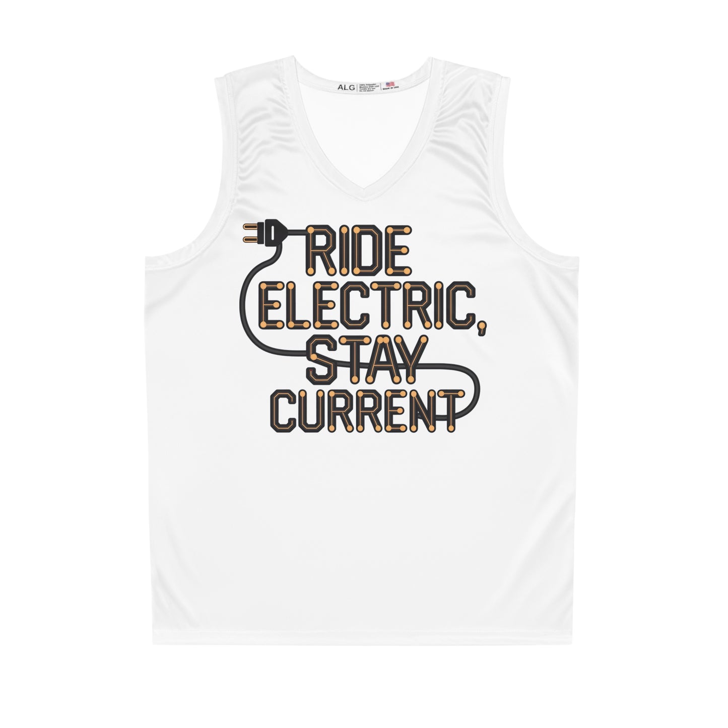 Ride Electric Stay Current, Basketball Jersey Electric Biking Shirt