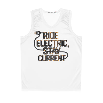 Ride Electric Stay Current, Basketball Jersey Electric Biking Shirt