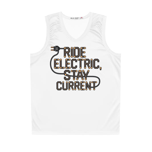 Ride Electric Stay Current, Basketball Jersey Electric Biking Shirt