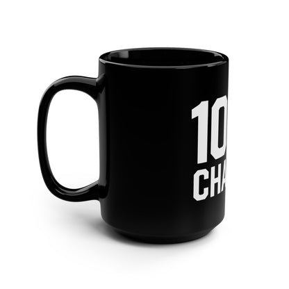 100 Percent Charged - Electric Biking Black Mug, 15oz